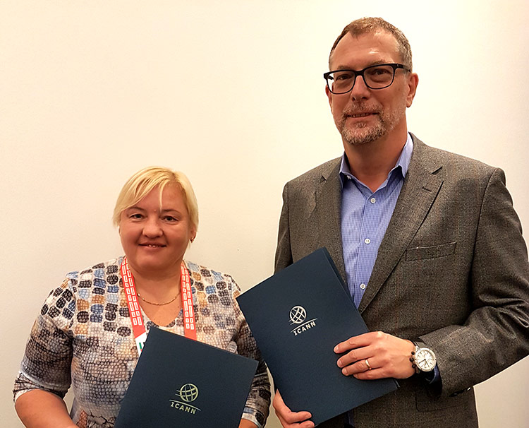 Daiva Tamulionienė, Göran Marby Daiva Tamulionienė, Göran Marby, DOMREG