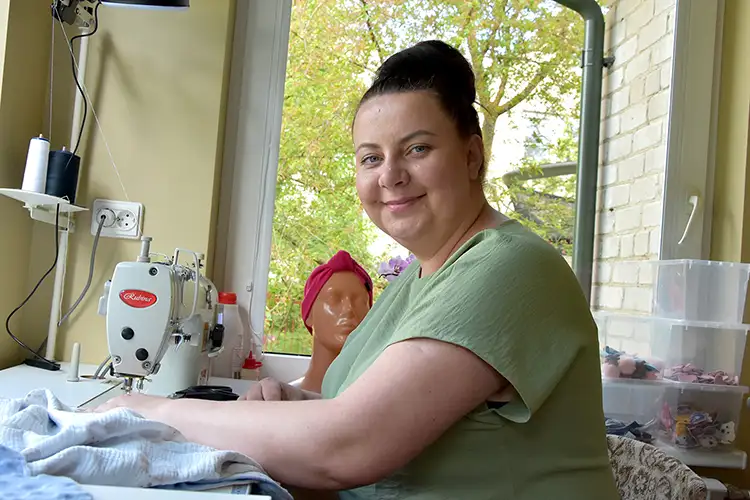 Silvija Puskunigienė, knitter Silvija Puskunigienė, knitter